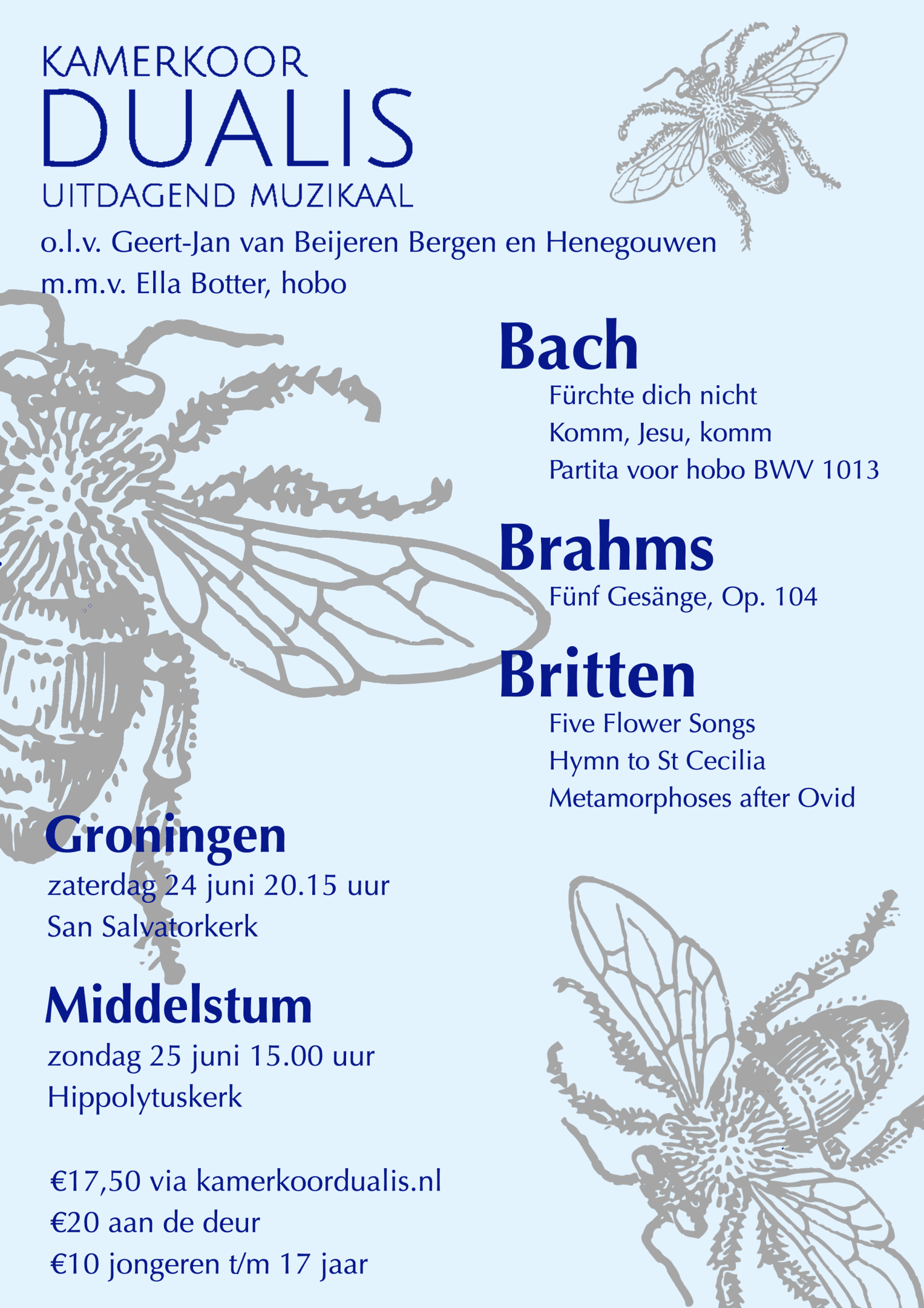 Bach, Brahms, Britten: Een zomerconcert